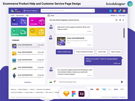 Ecommerce Product Help And Customer Service Page Website Uplabs
