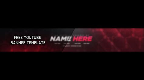With loads of terrific backgrounds and a wide range of arrows and other graphics to customise your banner, this custom banner maker can be used for just about any kind of gaming channel you have in mind. Free Youtube Banner Template! - Photoshop (2017) - YouTube