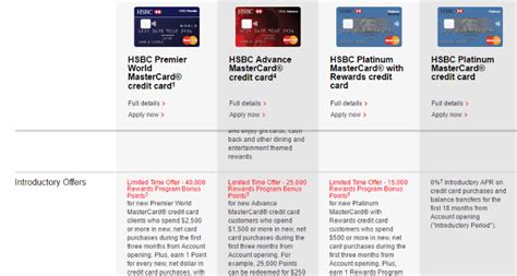 To apply for these cards, you simply fill out the easy online application. Increased Sign Up Bonuses On HSBC Credit Cards (Up To 40,000 Points, Worth $600) - Doctor Of Credit
