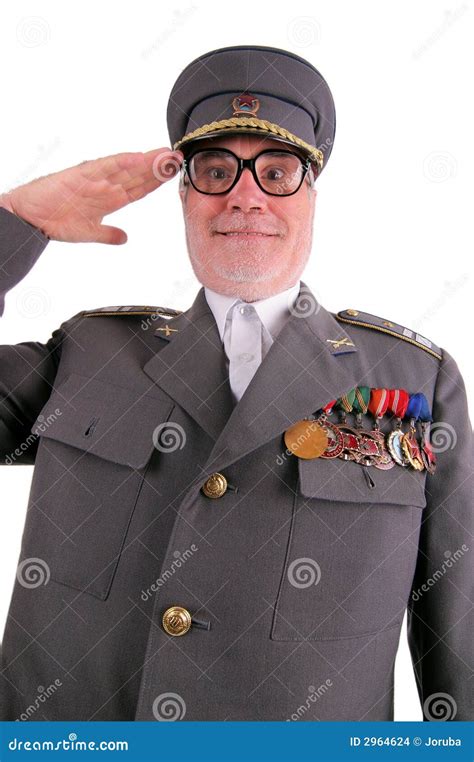 Salute Stock Photo Image Of Saluting Officer Glasses 2964624