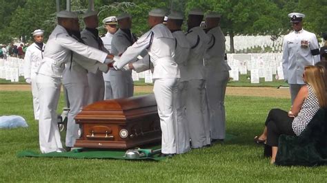 Eodcs Timothy Johns Burial Service Arlington National Cemetery Youtube
