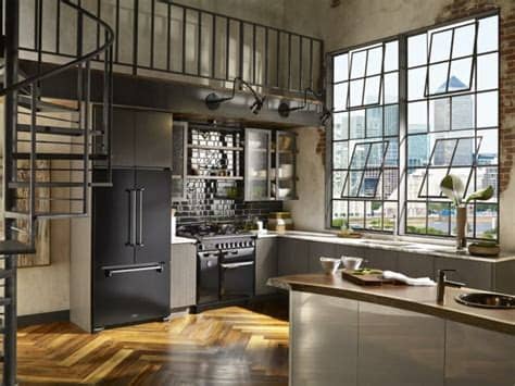 Cocinas industriales para sobremostrador o con horno, a partir de un fuego y hasta 6 fuegos. 1001 + ideas de diseño de cocinas de estilo industrial