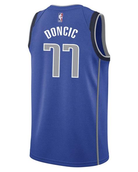 Lyst Nike Luka Doncic Dallas Mavericks Icon Swingman Jersey In Blue