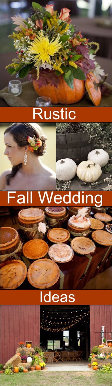 The ultimate wedding planning guide. Fall Wedding Ideas For A Rustic Wedding - Rustic Wedding Chic