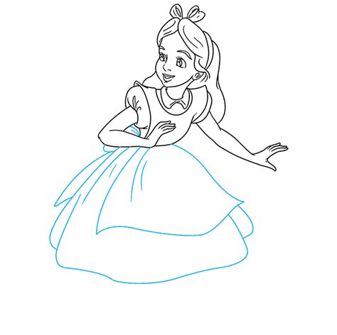 How To Draw Alice In Wonderland Really Easy Drawing Tutorial