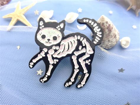 Cute Black Cat Pin Cat Lover T Pin Pins Hard Enamel Pins Etsy