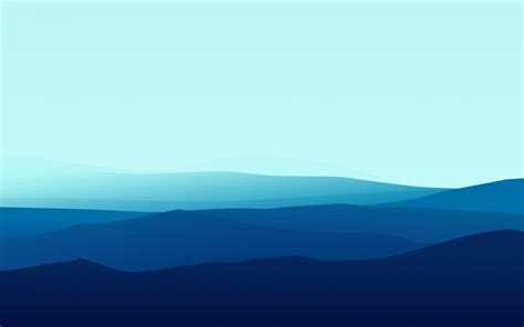 Minimal Blue Mountains Hd 5k Wallpapers Hd Wallpapers Id 21672