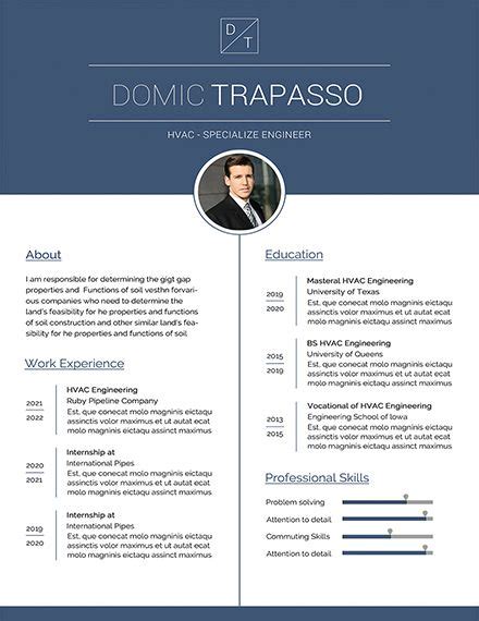 Software Engineer Cv Template Free Download 25