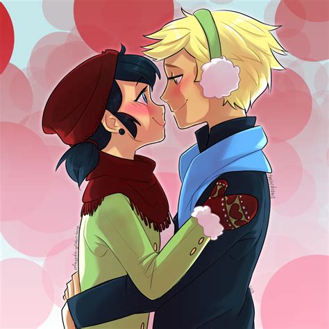 Marinette And Adrien Miraculous Ladybug Fã Art 39332871 Fanpop