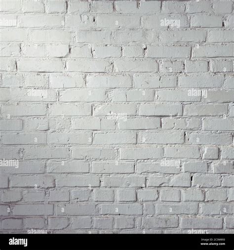 Wall From White Bricks Texture Background Light Color Brick Backdrop