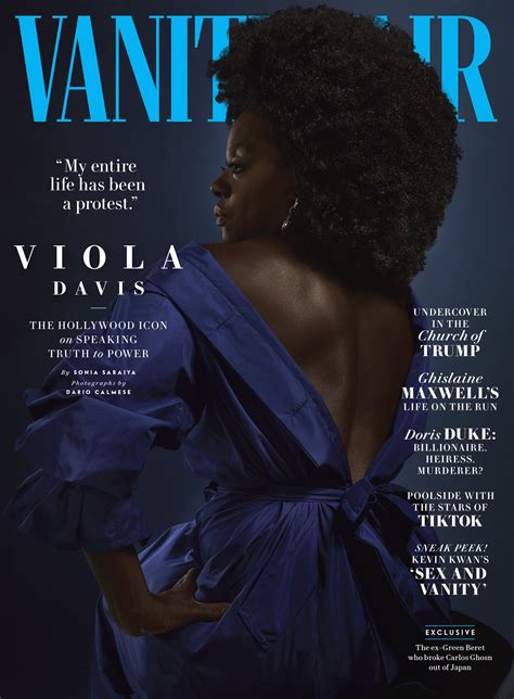 Sharon kanter, deputy style director: Viola Davis's Quotes in Vanity Fair's July/August 2020 ...