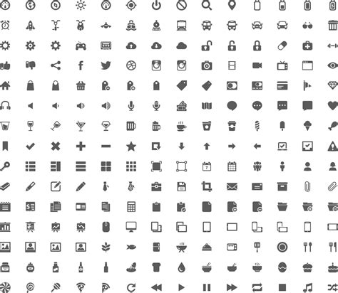 600 Gorgeous Black And White Png Icons Freebie Icon Set
