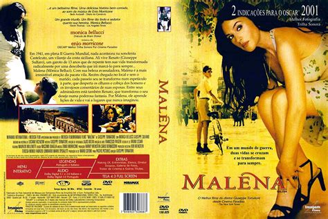 Monica Bellucci And Giuseppe Sulfaro In Malèna Dvd Cover Malèna