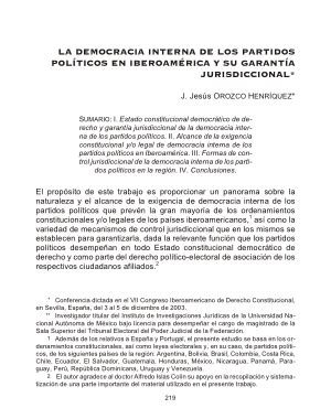 La Democracia Interna De Los Partidos Pol Ticos En Iberoam Rica Y Su