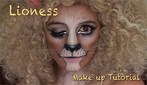Lioness Makeup Tutorial Noukiejjjj Facepaint And Sfx Youtube
