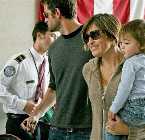 Mariska Hargitay With Her Husband Peter Hermann And Son August Hermann When He Was Babe Aww