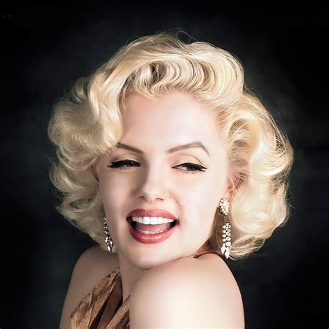 Marilyn Monroe Blonde Wig Synthetic Short Wigs For Blackwhite Women