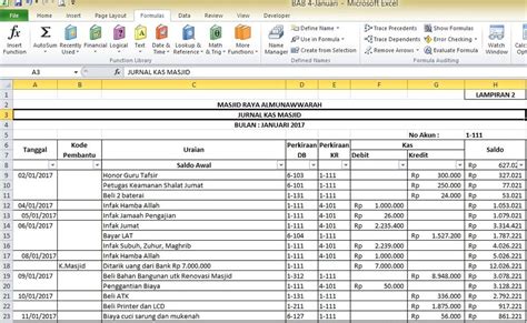 Contoh Laporan Keuangan Format Excel Software Keuangan Sekolah Gratis