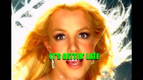 britney spears toxic lyrics on screen and vocals youtube
