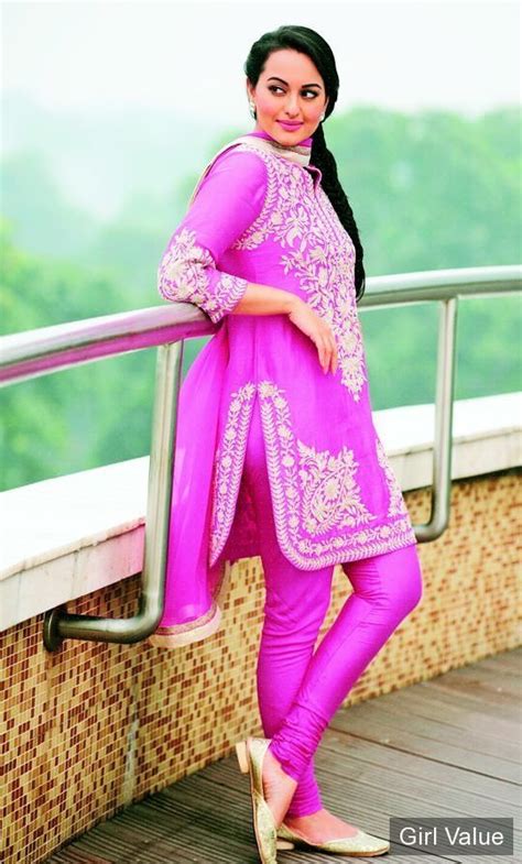 Sonakshi Sinha In Pink Salwar Kameez Bollywood Fashion Indian Fashion Traditional Outfits