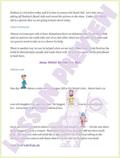 Lds Primary Nursery Manual Behold Your Little Ones Nursery Lesson 28