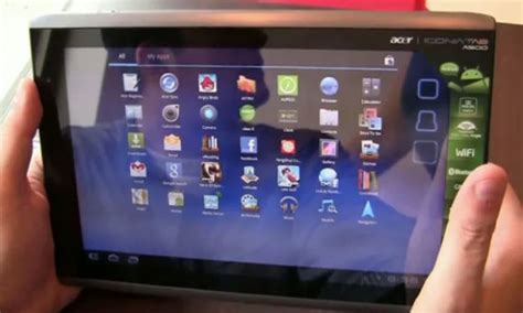 It's a good look, but this slate is rather bulky. Acer Iconia Tab A500 Android 3.0 Honeycomb und Apps ...