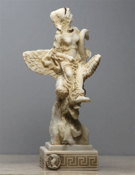 Aphrodite And Swan Greek Goddess Venus Statue Sculpture Handmade Etsy