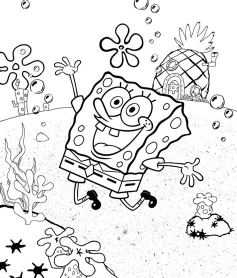 Disegni Di Spongebob Da Colorare Stampa Gratis Le Migliori Immagini