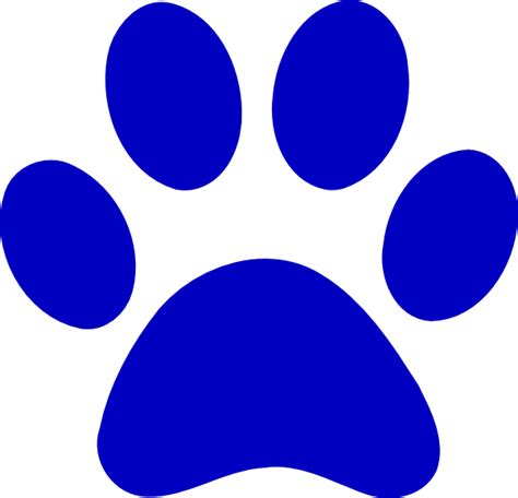Blue Paw Print Logo Logodix