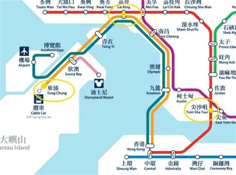 Mtr Subway Map Hong Kong