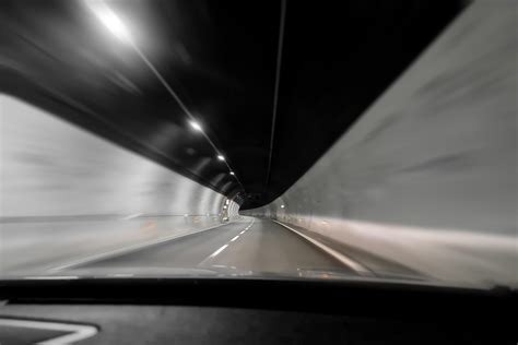 Driving Through Tunnel Free Stock Photo Public Domain Pictures