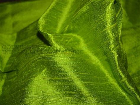 Spring Green Pure Dupioni Silk By The Yard Indian Raw Silk Etsy Australia Raw Silk Fabric