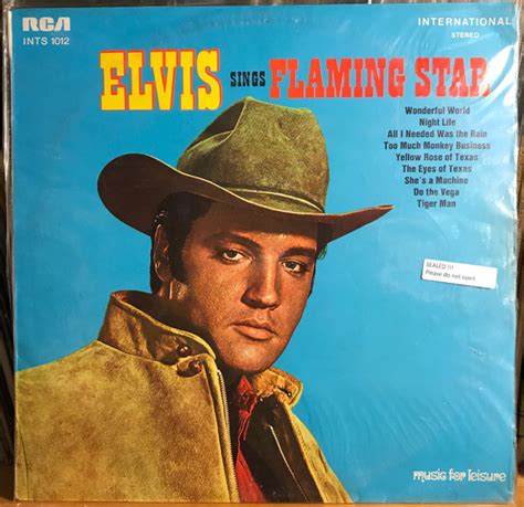 Elvis Presley Elvis Sings Flaming Star 1969 Vinyl Discogs