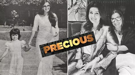 Twinkle Khanna Shares Old Precious Pictures With Her Mother Dimple