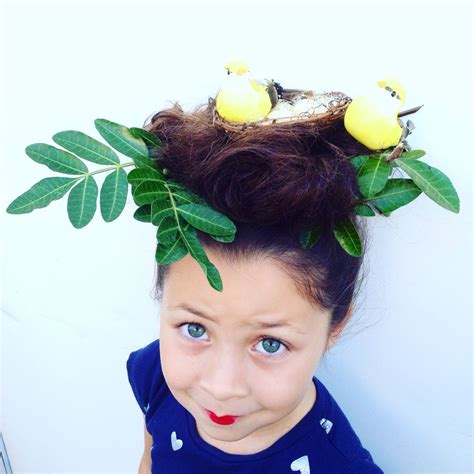 Bird Nest For Crazy Hair Day Crazy Hair Crazy Hair Days Wacky Hair