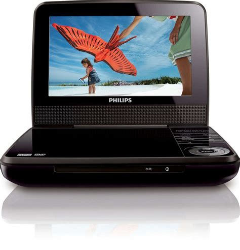 Philips Pet741b37 Black Widescreen 7 Car Portable Dvd Player Stereo
