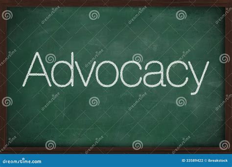 The Word Advocacy Handwritten Stock Photo Image Of Concept Page