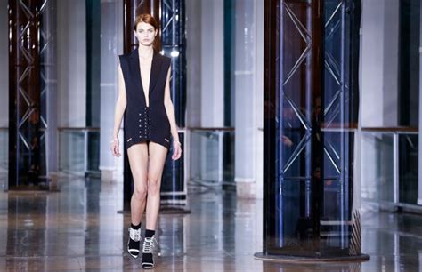 In Paris Anthony Vaccarello Under The Strobe Lights The New York Times
