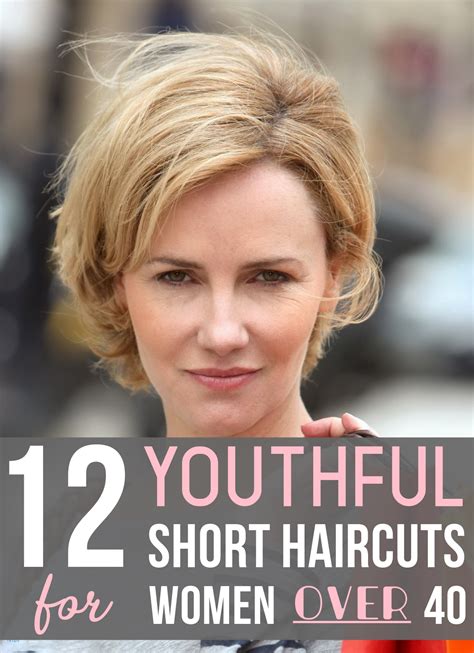 Youthful Short Haircuts For Women Over