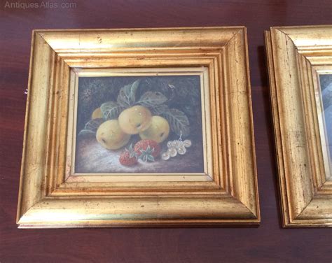 Antiques Atlas Pair Still Life Oil Paintings By Oliver Clare