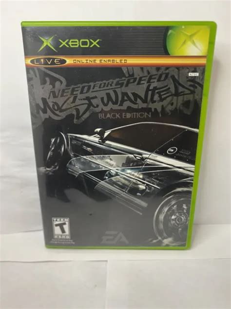 NEED FOR SPEED Most Wanted Black Edition Original Xbox Game