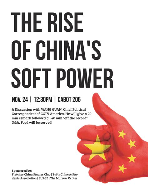 The Rise Of Chinese Soft Power Tufts Surge