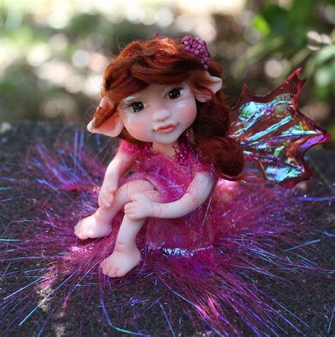 Fairy Doll Polymer Clay Fairy Doll Miniature Fairy Doll Etsy