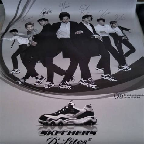 Exo Skechers Official Poster Shoes Brand Hobbies And Toys Collectibles