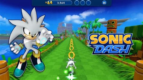 Sonic Dash Upgrade Character Silver Gameplay Youtube