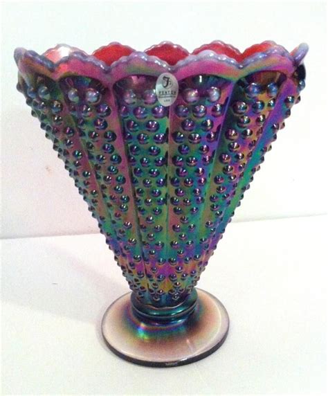 Fenton Purple Carnival Hobnail Iridescent Glass Carnival Glass Carnival Glassware Antique Glass