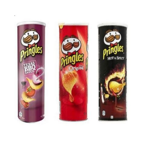 Pringles Potato Chips Combo Hot Spicy Original Barbeque G X Best Pringles Groceries