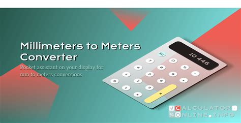 Mm To M Convert Millimeters To Meters