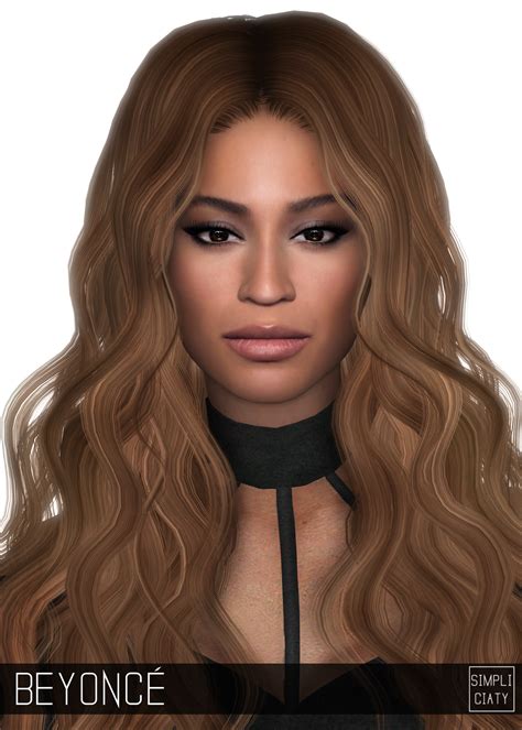 Beyonce Character Sim Sims 4 Sims Sims 4 Black Hair