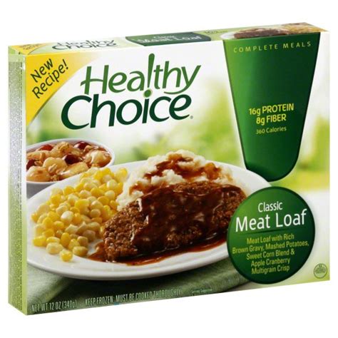 Healthy Choice Complete Meals Classic Meat Loaf Shop Entrees And Sides